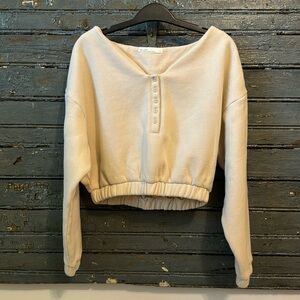 Oak + Fort cropped Sweater